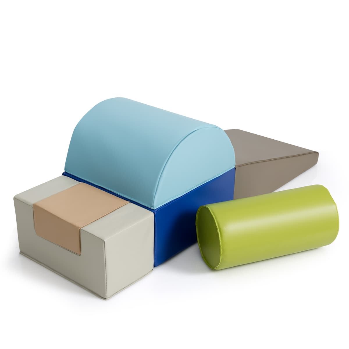 Costway6 Blocs de Construction en Mousse PU+EPE Colorée pour Bébé Jouet Educatif Développement des Capacités Motrices modèle 3