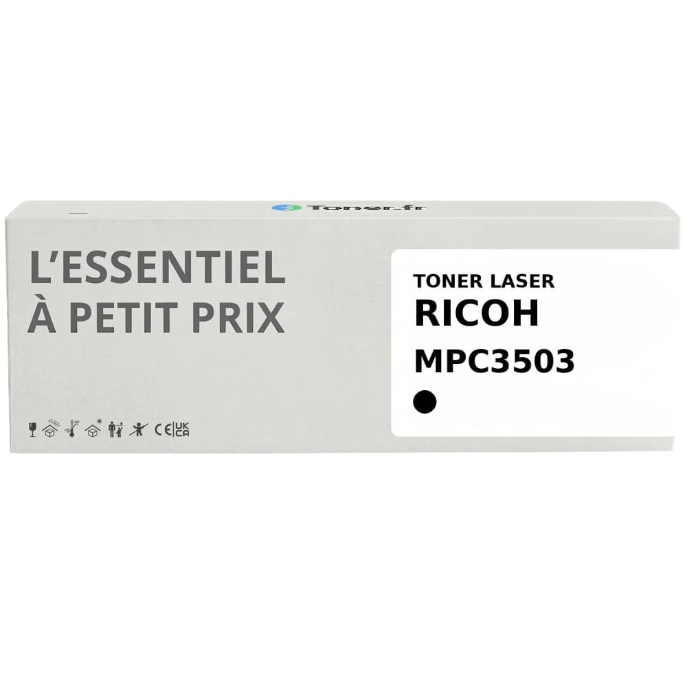 Toner compatible Ricoh MPC3503 Noir