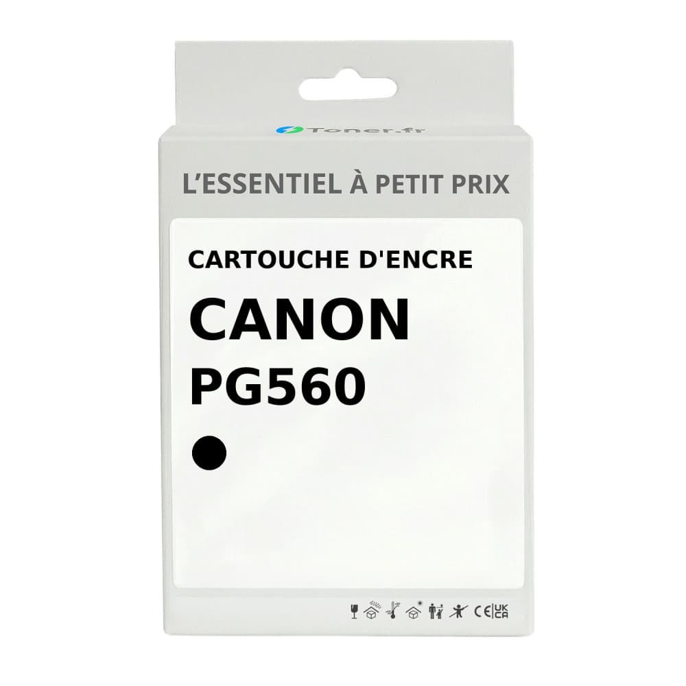 Cartouche d'encre compatible Canon PG560 Noir