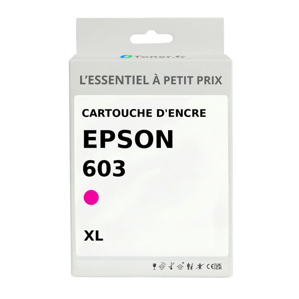 Cartouche d'encre compatible Epson 603 XL Magenta