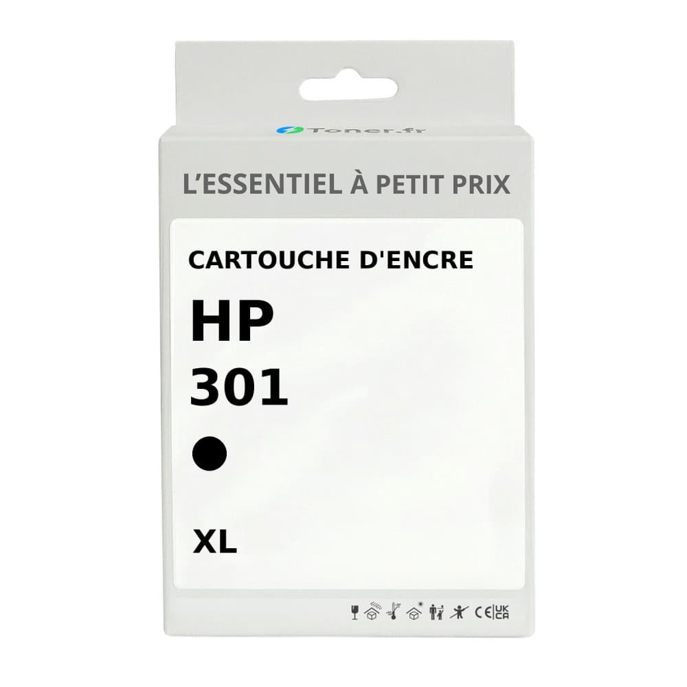 Cartouche d'encre compatible HP 301 XL Noir