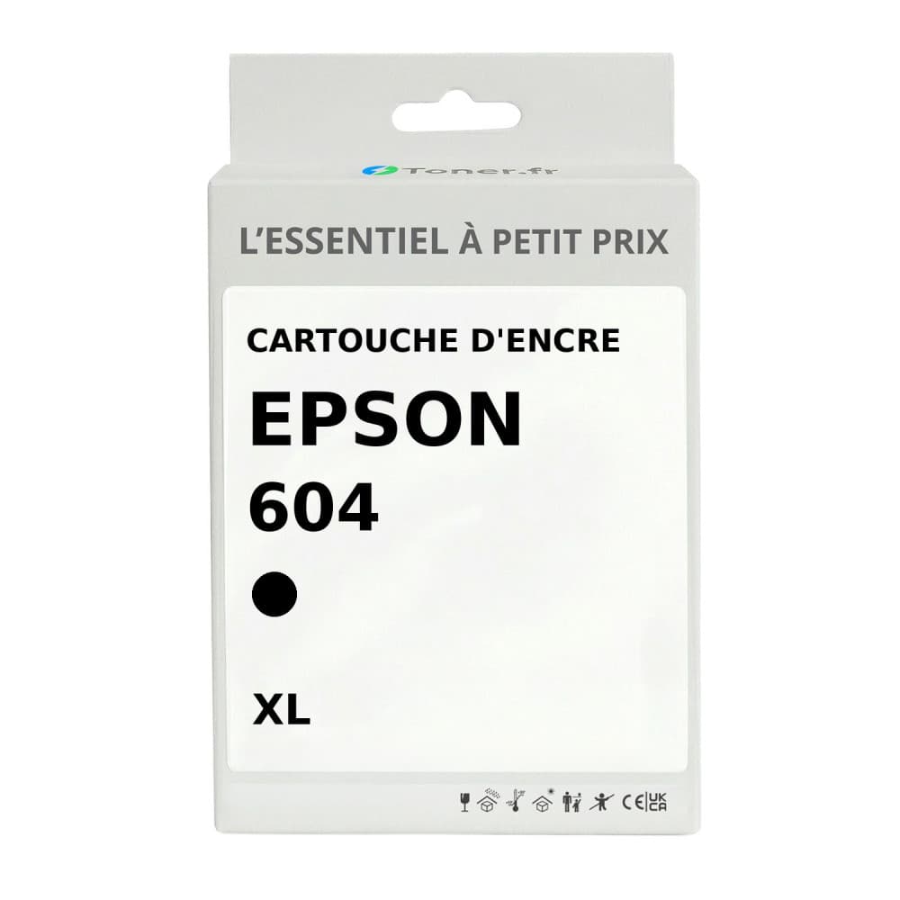Cartouche d'encre compatible Epson 604 XL Noir