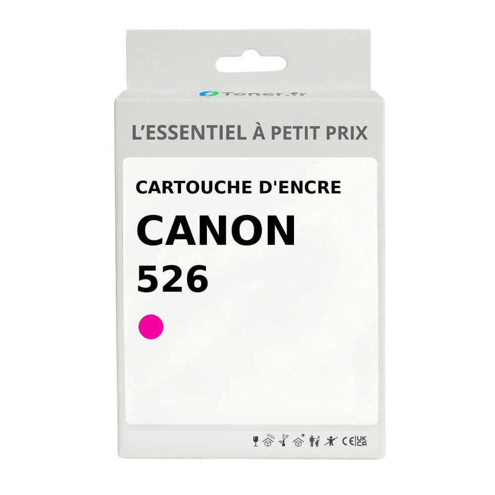 Cartouche d'encre compatible Canon 526 Magenta