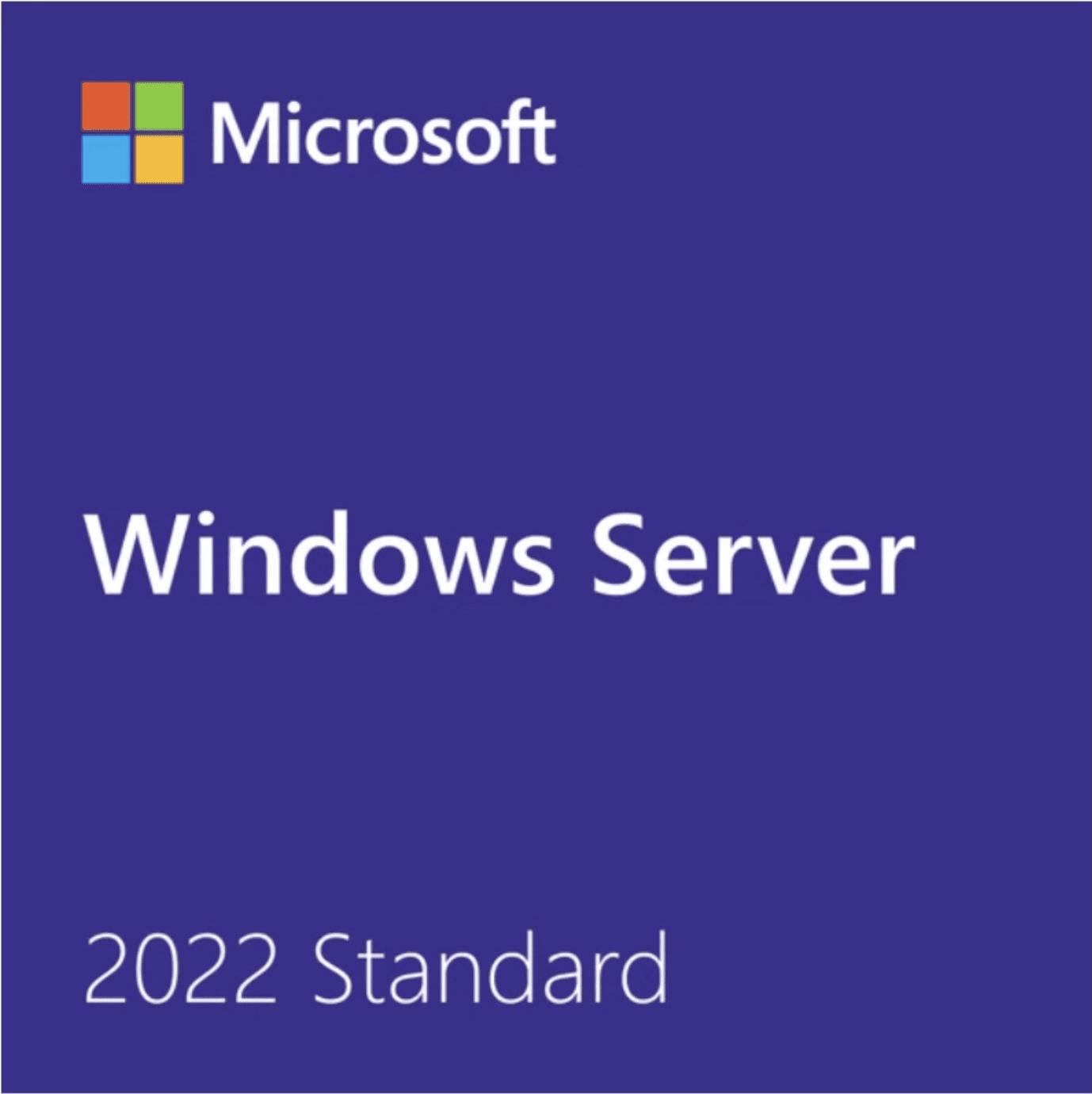 Microsoft Windows Server 2022 Standard | 1 Serveur | 2 VMs | 16 cœurs | Version définitive | Téléchargement