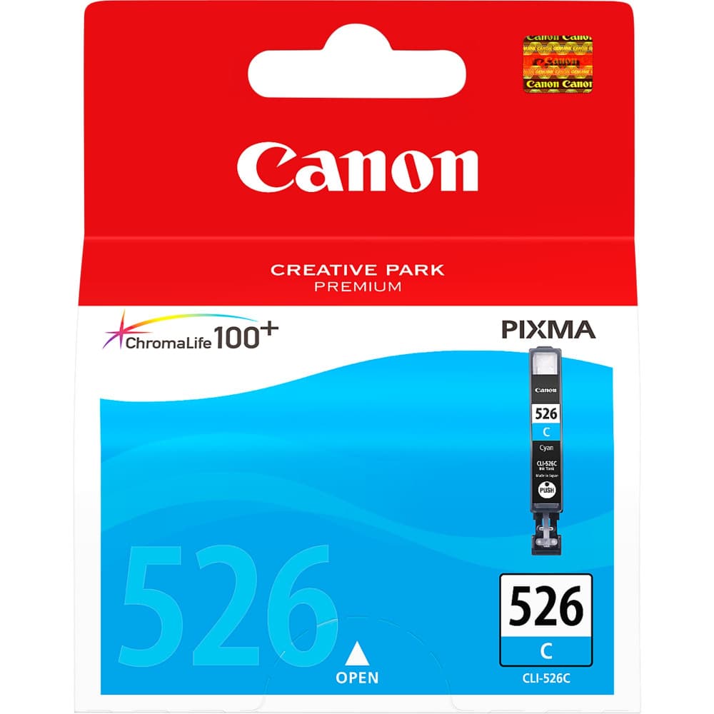 Cartouche d'encre Canon CLI526 Cyan
