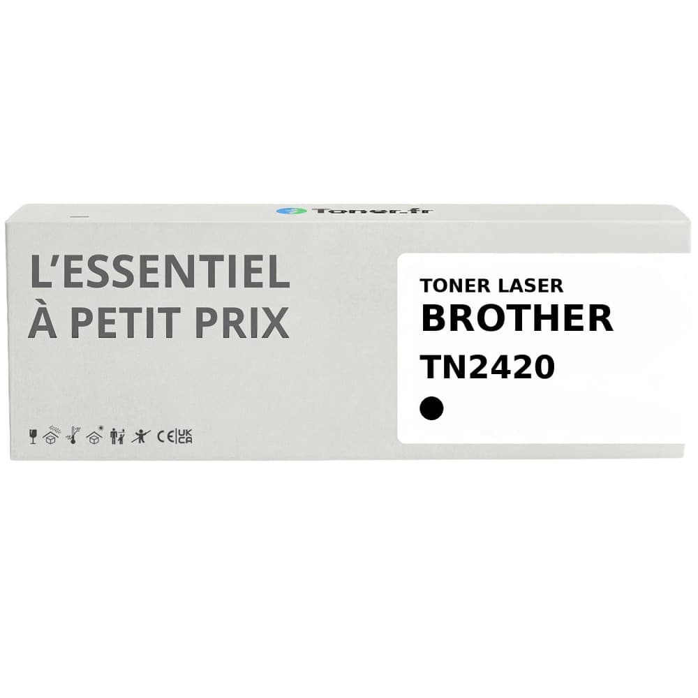 Toner compatible Brother TN2420 Noir